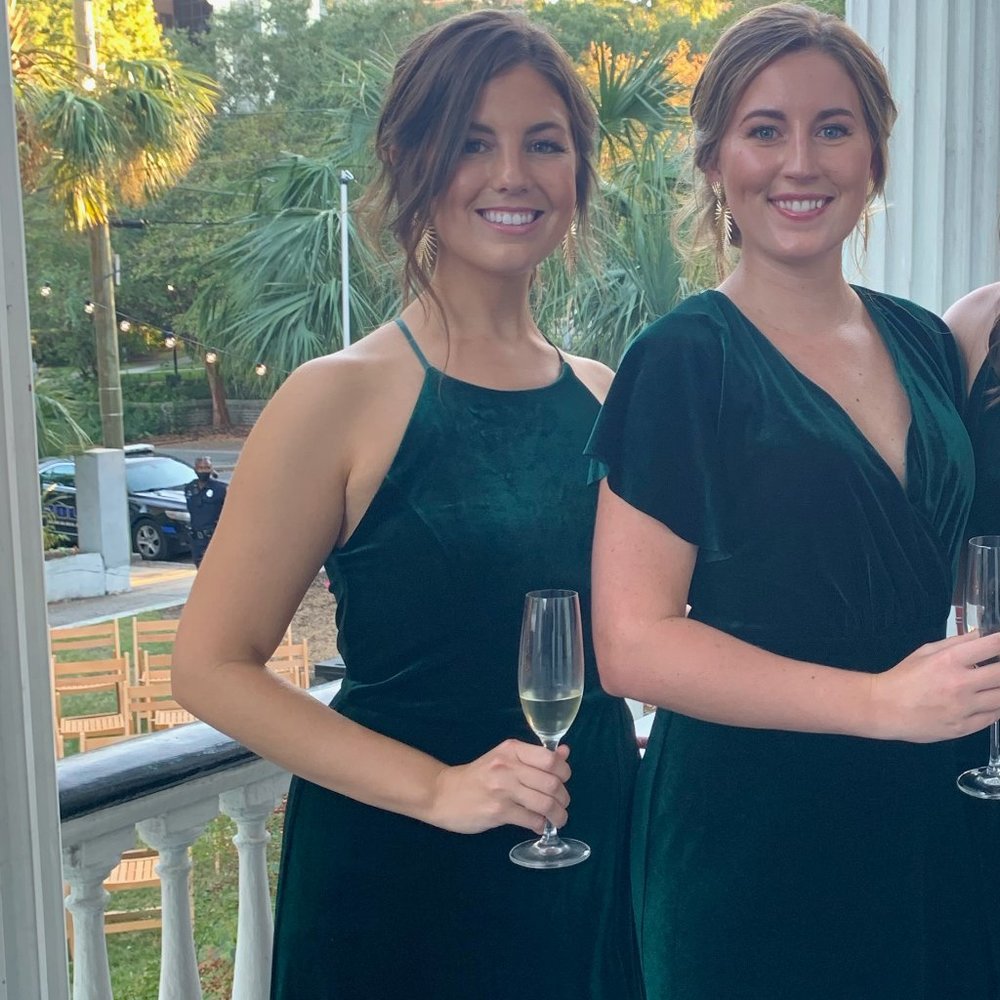 Jenny Yoo Bridesmaid Dress Dominique - emerald